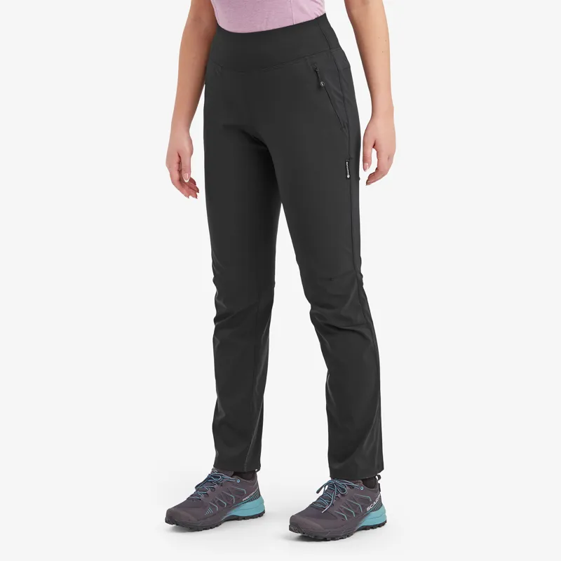 Montane Womens Tucana Lite Trousers - Short Leg - Black-2